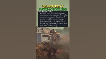 CQC-1 One True Flag Stratagem BUFF After Patch 01.003.200 - Helldivers 2