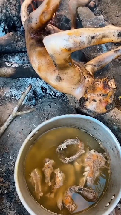 makanan tradisional extrim‼️dari daging monyet