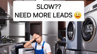 PROMO VIDEO..SLOW? NEED LEADS. CONTACT THE APPLIANCE REPAIR MEN