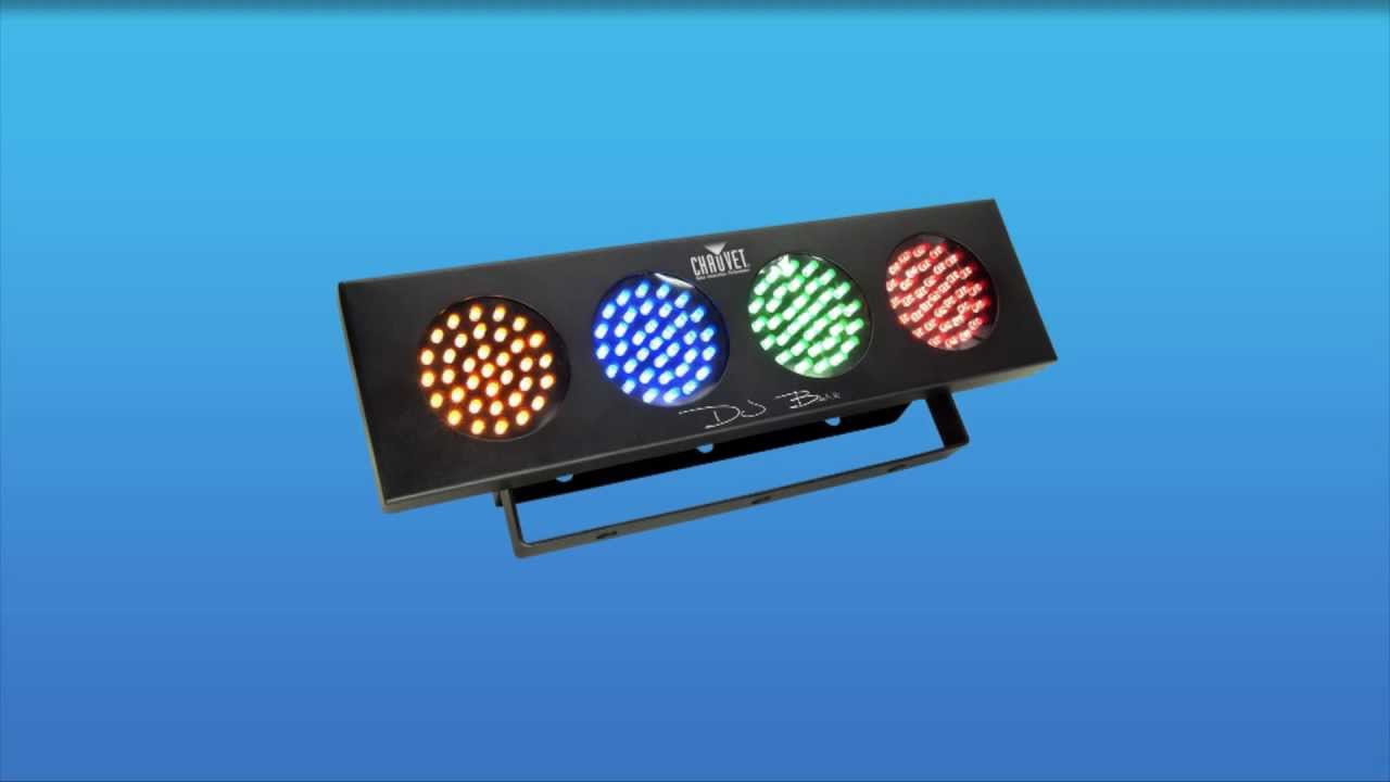Chauvet Djbank Multicolour Led Colour Wash Light Bank Youtube