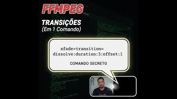 FFmpeg: Transições Profissionais de Vídeo (Dissolve, Wipe, Slide, Pixelize) com Apenas UM COMANDO!