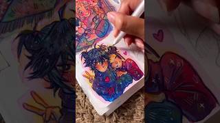 Pucca and garu fanart!! Cr: artsudon on ug. #art #drawing #sketch #painting  #watercolor #viralvideo