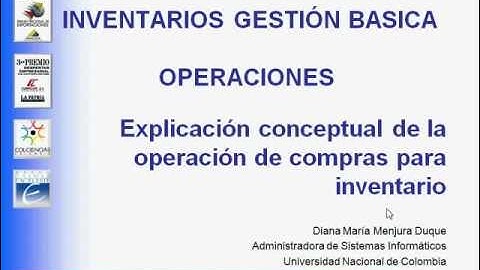 Programa contable ContaPyme - Explicación operación de compras para inventario