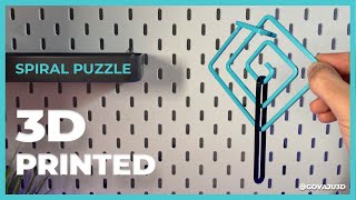 Solving This Impossible 3d Printed  Spiral Puzzle 