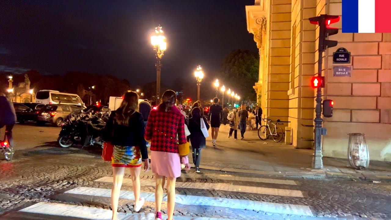 🇫🇷【4K】Paris Night Walk - 7th Arr | Madeleine - Place de la Concorde - Quai de Seine - Tour Eiffel