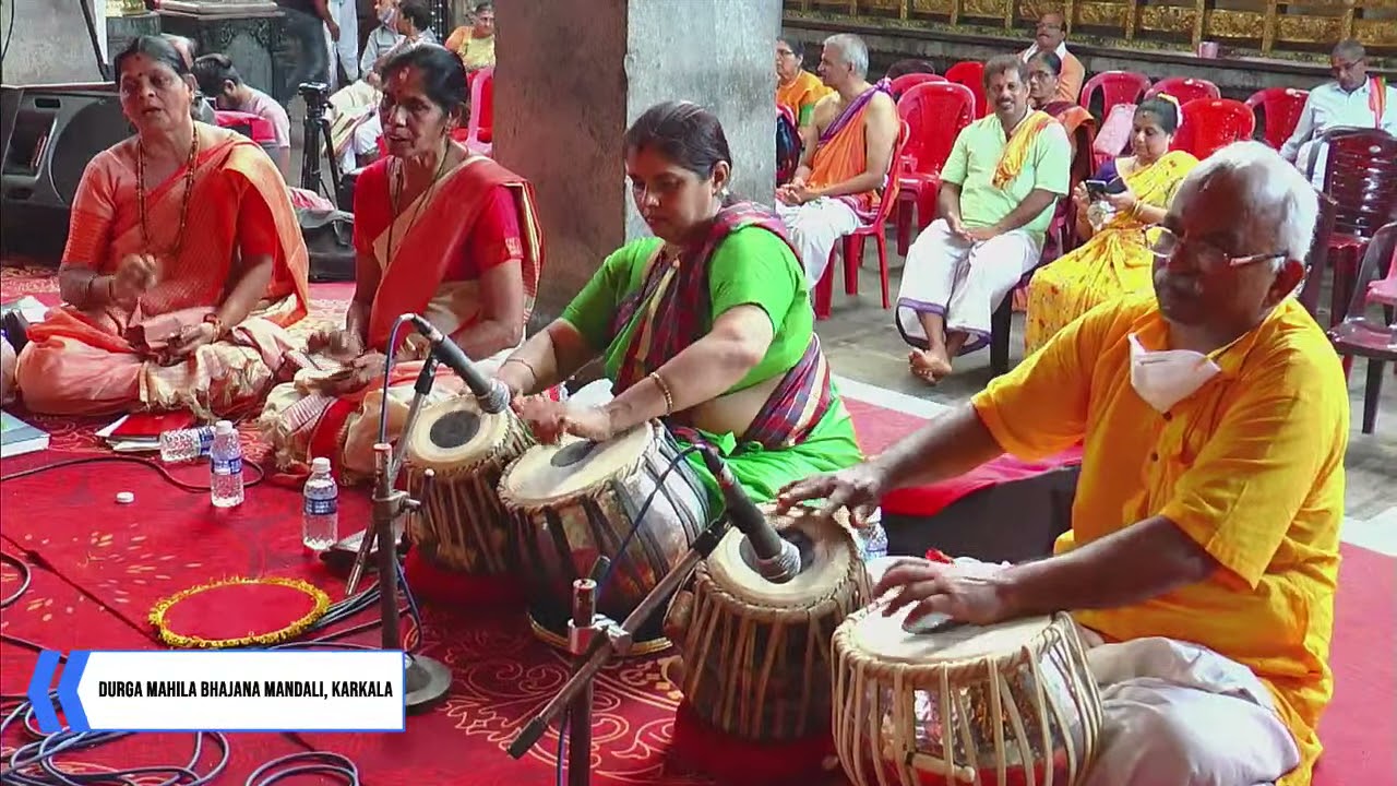 ಅಖಂಡ ಭಜನಾ ಸಪ್ತಾಹ - 2k20-21 || Day  1 - Durga Mahila Bhajana Mandali, Karkala