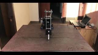 Trajectory planning for four degrees of freedom robot arm
