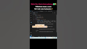 Reverse a String in Python in 1 Line!🐍 Beginner Trick #codeandcoffee #programming#coding #pythontips