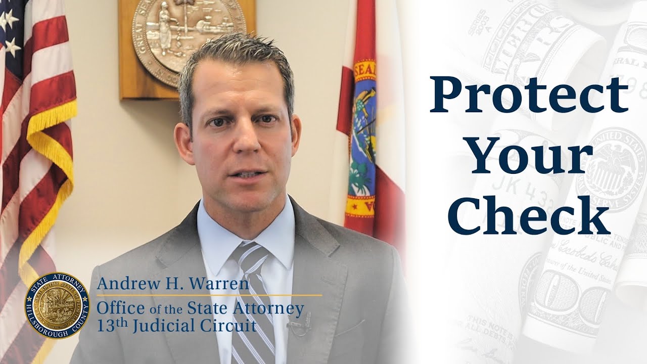 Protect Your Check - How to stop coronavirus stimulus check scams with State Attorney Andrew Warren