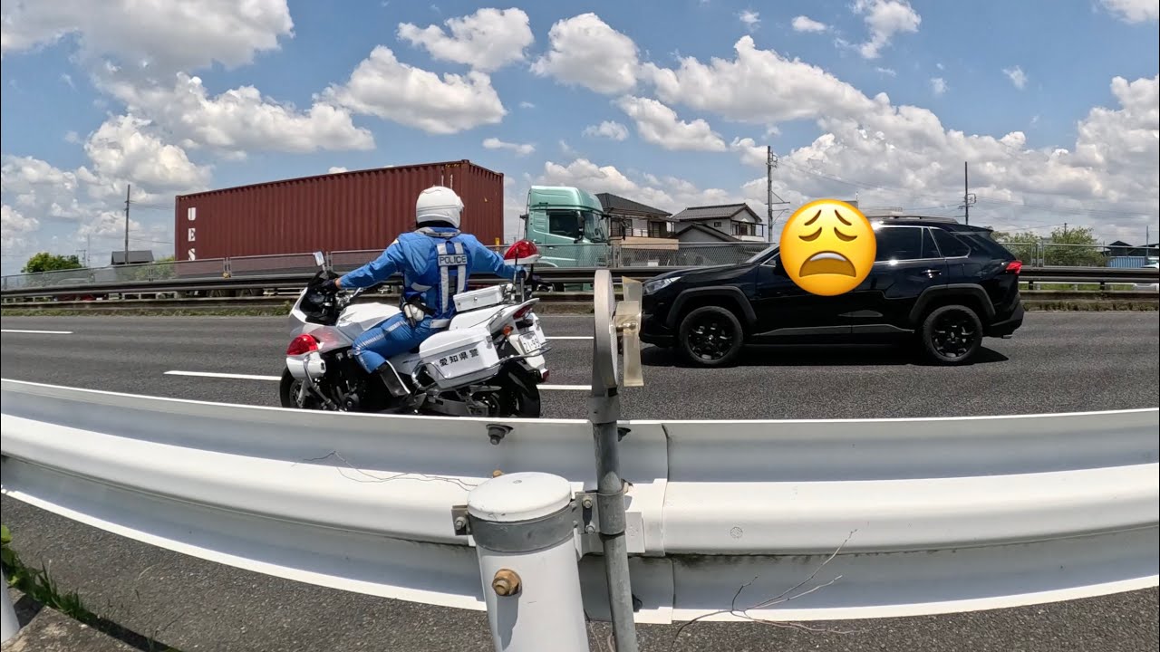 🚨白バイも手を焼く制限速度を守るつもりがない車に恐怖する五月晴れの日