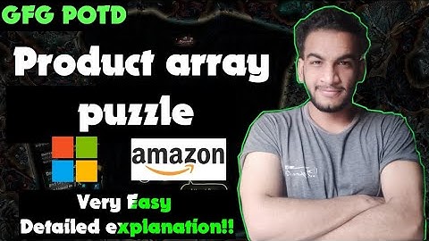Product array puzzle | gfg potd | 16-08-24 | GFG Problem of the day