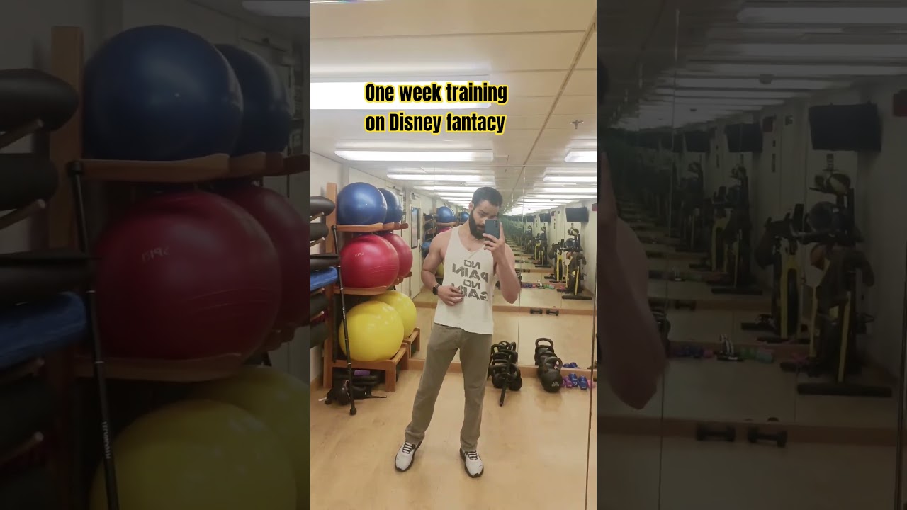 Disney fantasy cruise ship ⚓🚢 after work workout 🚢⚓ keeping me in my shape 💪
