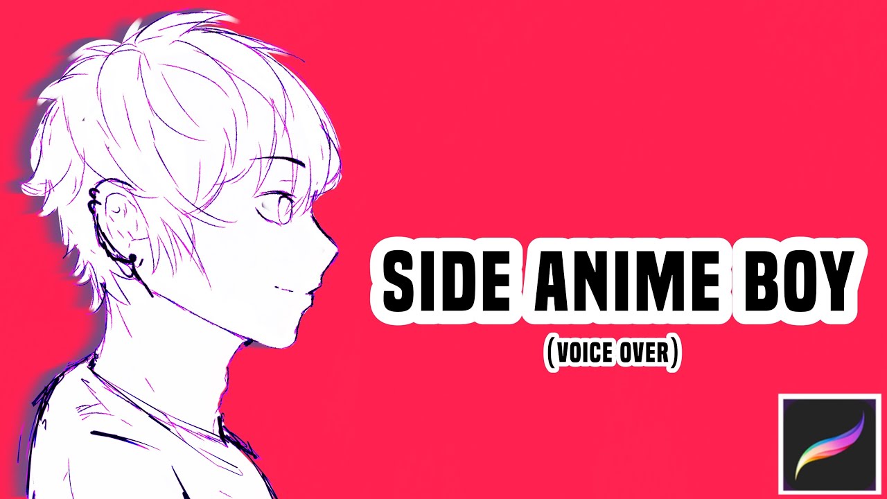 How to Draw a Side View Anime Boy Voice Over YouTube