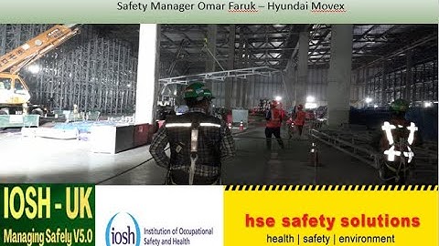 IOSH Managing Safely V5.0 - Module 4 - Lecture 4 Understanding Responsibilities