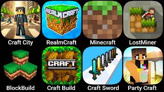 Craft City,RealmCraft,Minecraft,LostMiner,Block Build,Craft Build,Craft Sword,Party Craft screenshot 3
