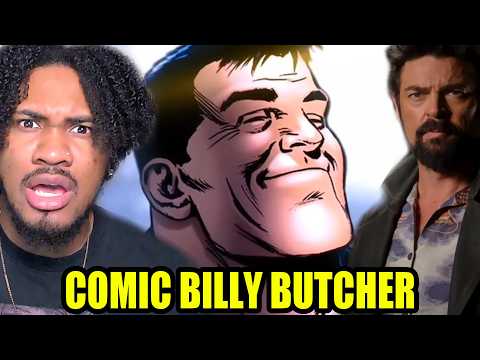 The Comics were NOT better - Comic Billy Butcher Is Insane (Reaction)