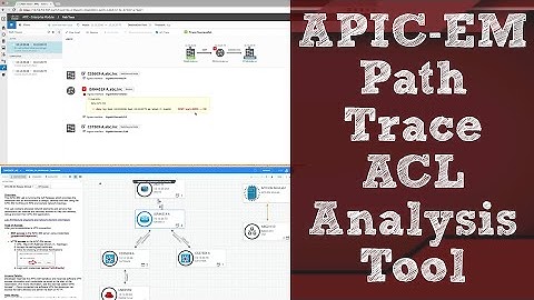 CCNA R&S version 3 Topics: APIC-EM Path Trace ACL Analysis Tool