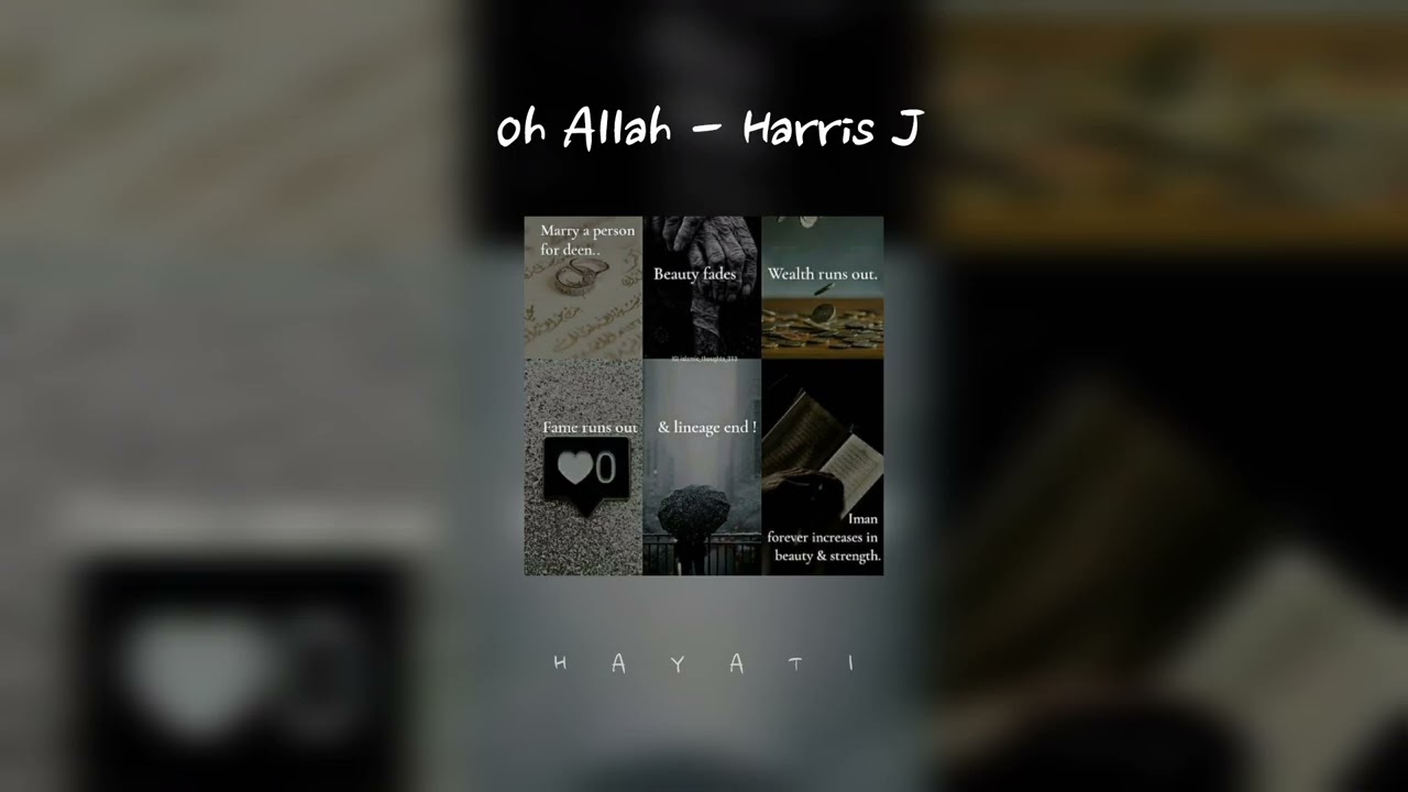Oh Allah - Harris J | Sped Up • Vocals Only |