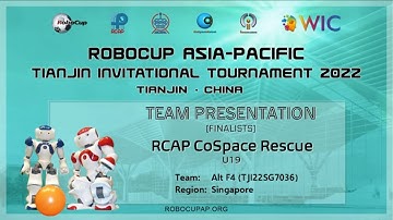 TJI22.7.3 - SG7036 - Finalist Presentation - RCAP CoSpace Rescue, U19 - RCAP-TJI2022