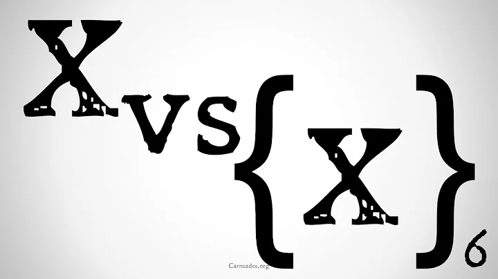 x vs {x} (Axiomatic Set Theory)