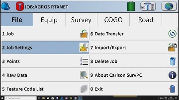 Carlson Survey RTK Setup