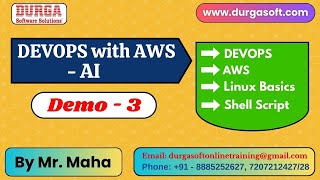 DEVOPS with AWS - AI tutorials || Demo - 3 || by Mr. Maha On 16-07-2025 @7:30PM IST