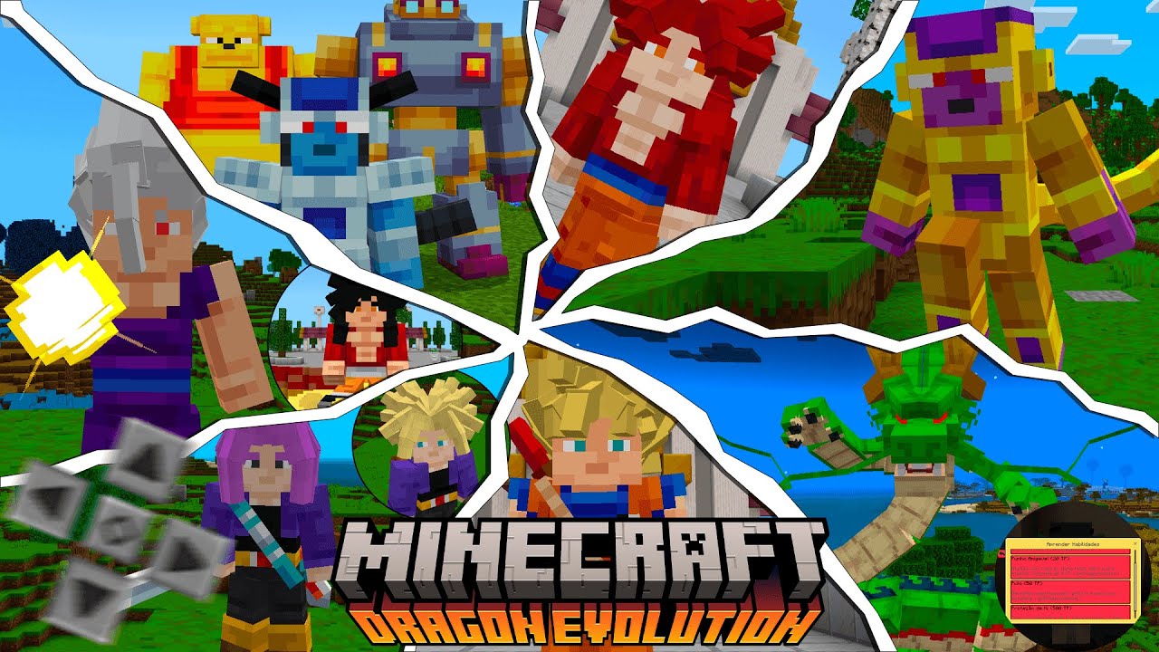 ATUALIZOU! DRAGON BALL EVOLUTION OFICIAL com HABILIDADES e MISSÕES NOVA para MINECRAFT PE!! 1.21.100