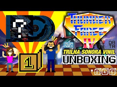 UNBOXING | DATA DISCS 018: THUNDER FORCE IV! Trilha Sonora OFICIAL REMASTERIZADA Do Jogo!