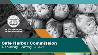 Georgia Department of Human Services - Safe Harbor Commission Meeting
