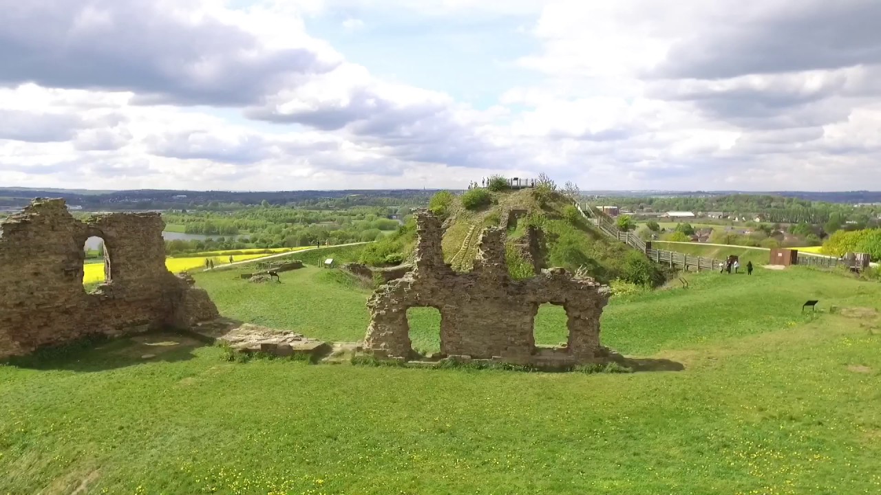 DJI PHANTOM 3 DRONE OVER SANDAL CASTLE WAKEFIELD YouTube