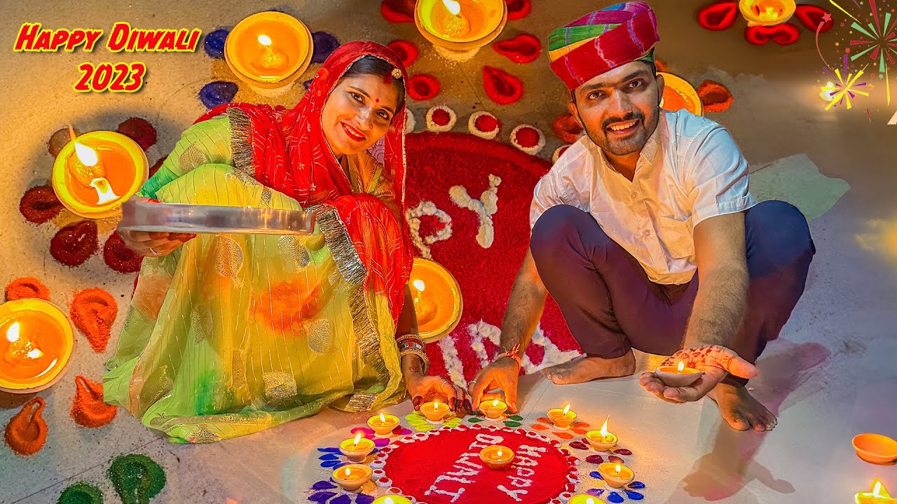 शारदा पटाखे से डर गयी घाघरा जल गया ? 😁😀 Diwali 2023