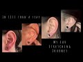 My Ear Stretching Journey // 12G to 0G in 6 Months