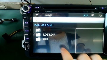 Install IGO APP for Android DVD navigation unit