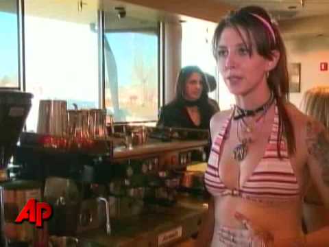 Bikini Clad Baristas at Colorado Coffee Shop - YouTube.