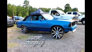 WhipAddict 80 Chevrolet Malibu on Spec1 24s Hits the Track Custom Paint Interior