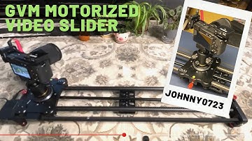 GVM Motorized Video Slider - Get super steady shots! Quick Setup and Impressions. GR-80QD