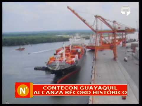 Contecon Guayaquil alcanza récord histórico