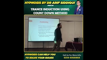 Trance induction Using Count Down Method 16 | hypnosis | hypnotherapy | Arif Siddiqui |