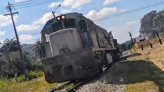 🚆Trem U20C 3904 Via Permanente Passando Em Vianópolis Maquinista Muito Gente Boa.