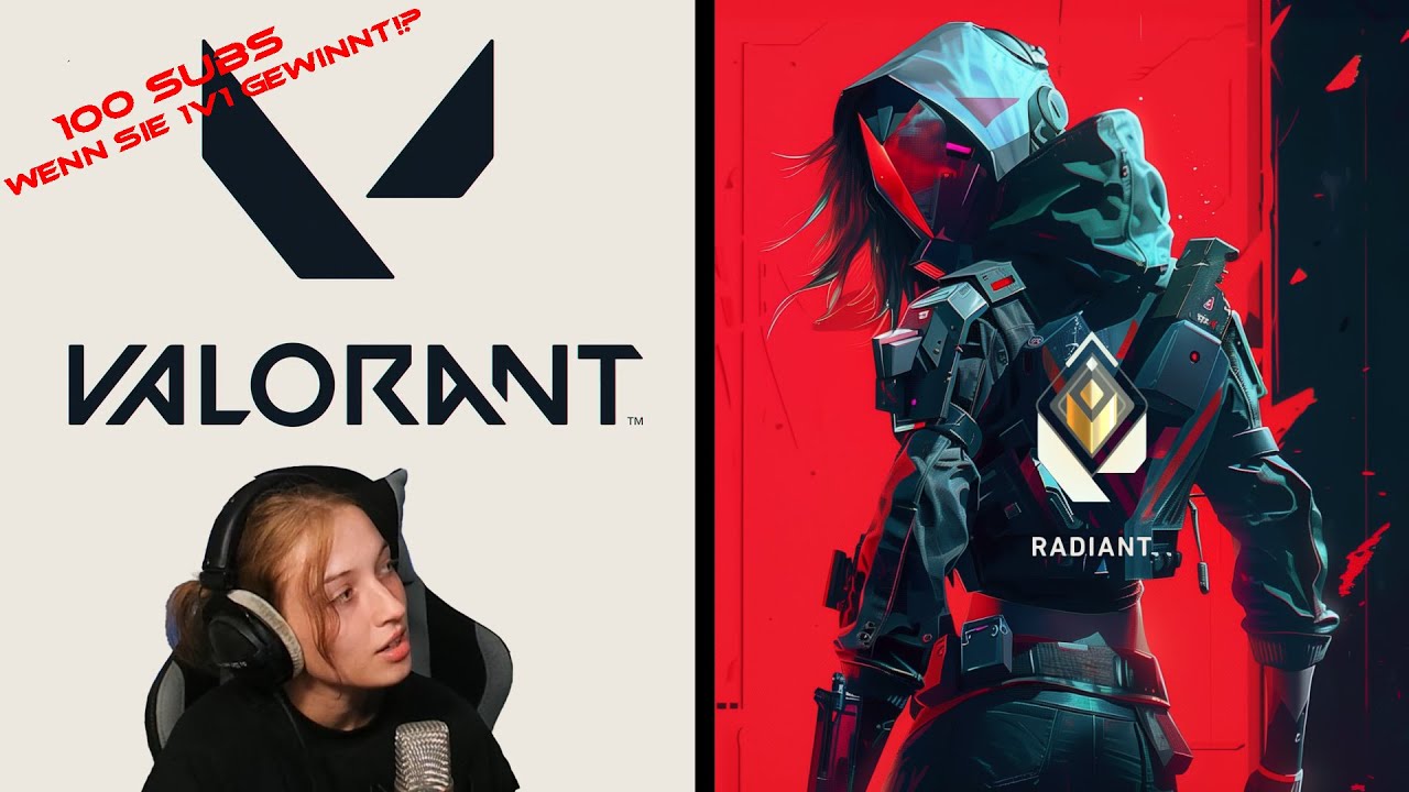 100 Subs, wenn sie gegen Radiant gewinnt?! - SophiaLuni Valorant Stream Highlights