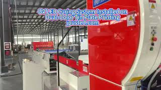 UV LED Curing System for Dual-Color Tin Printing Machine | Industrial UV LED Retrofit Solution