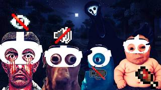 Minecraft Horror But We're Blind, Deaf, Mute & Fat in VR
