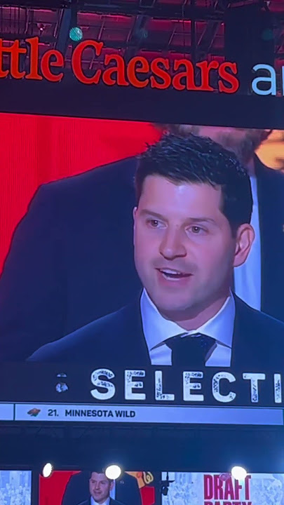 Red Wings fans react to Connor Bedard going ￼to Chicago #connorbedard #nhldraft2023 #hockey #draft