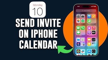 How to Send Invite on iPhone Calendar