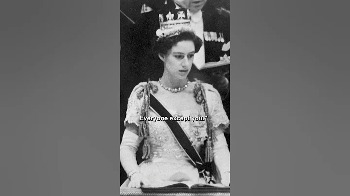 Upset Princess Margaret at Queen Elizabeth’s coronation #queenelizabeth #royal #royalfamily #crown - DayDayNews