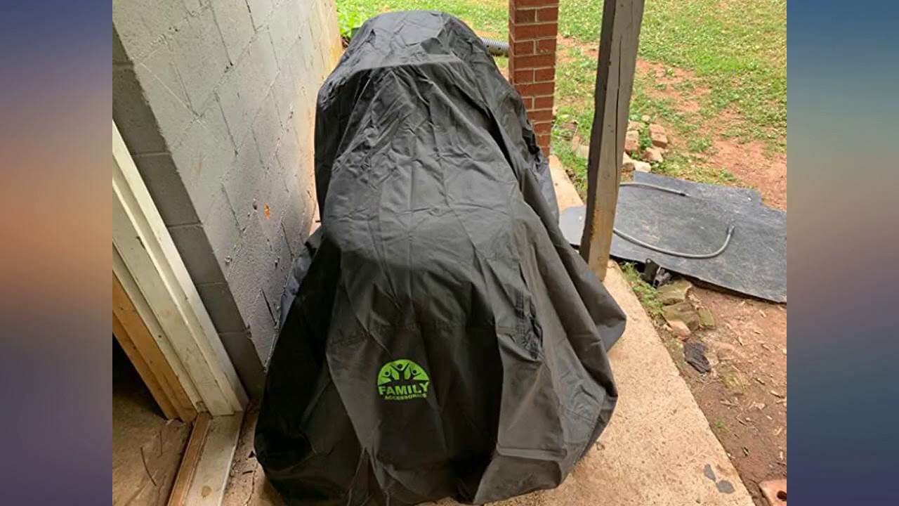 Family Accessories Waterproof Riding Lawn Mower Cover, Heavy Duty Water Resistant review
