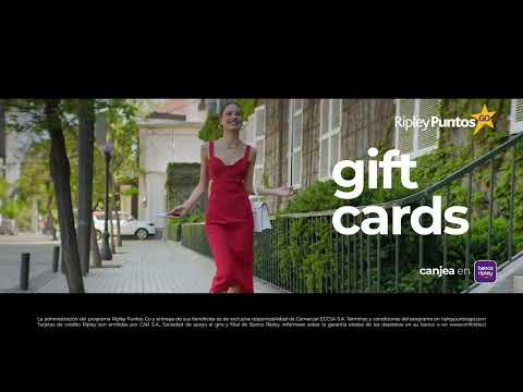 Canjea Gift Cards para usar en tiendas Ripley y ripley.com ?