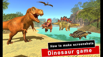 How to Make Dinosaur Attack game screenshot & icon - Unity Tutorial 08 - Game Rendering In Unity 3D