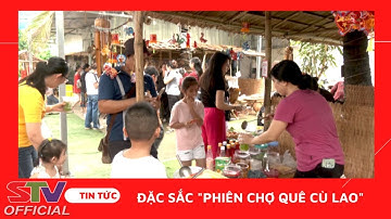 STV - Đa dạng các sản phẩm phiên chợ quê tại huyện Cù Lao Dung