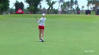 Nelly Korda Cards Third Round 65 - 2018 Hsbc